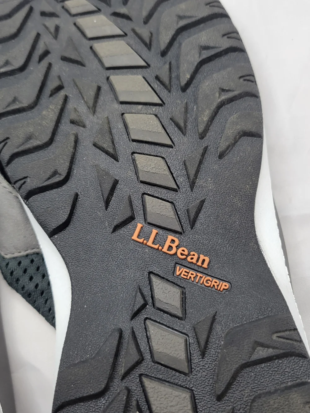 L.L. Bean Men's Gray & Orange Flip Flops